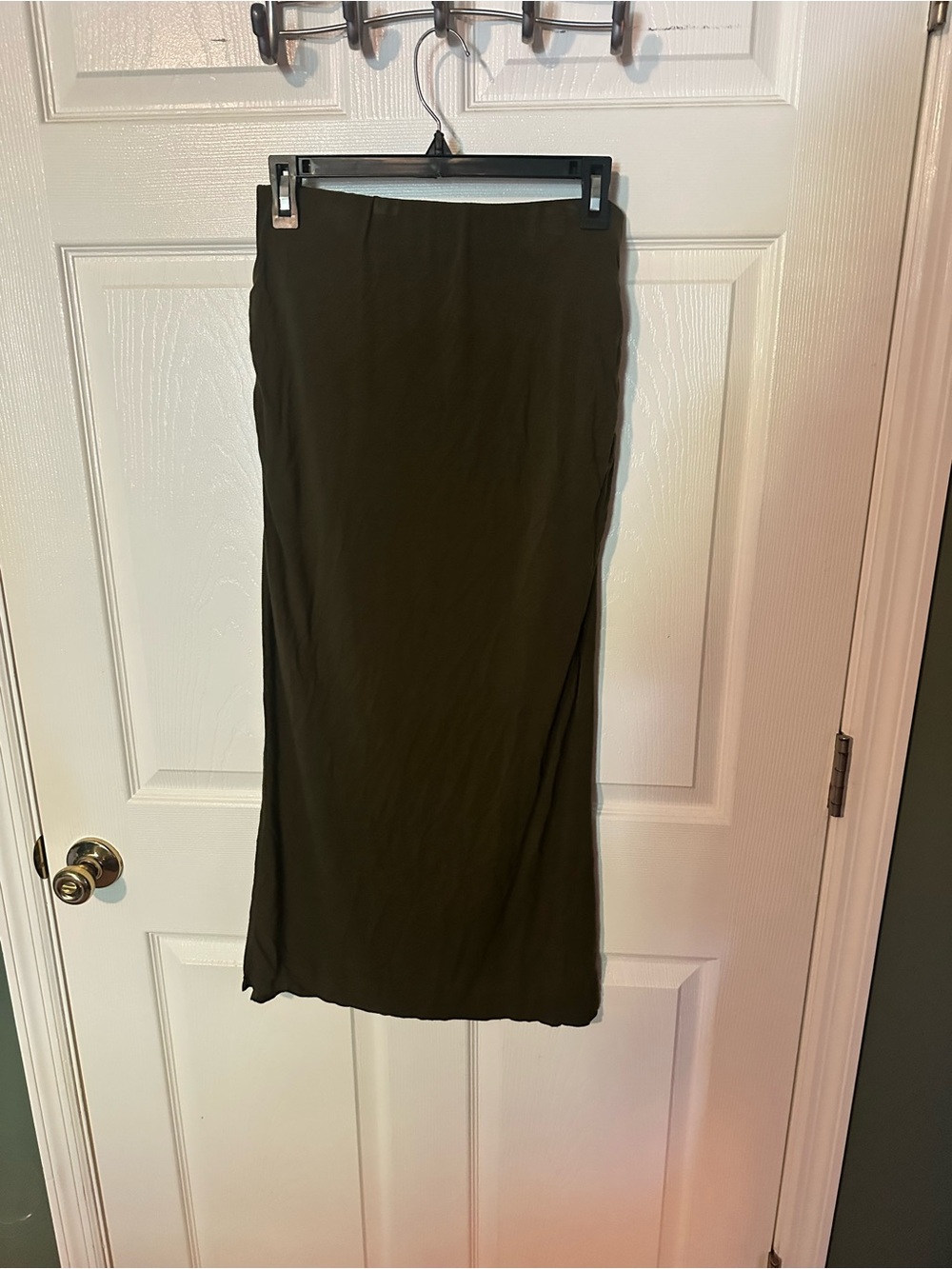 Old Navy Olive Maxi Skirt